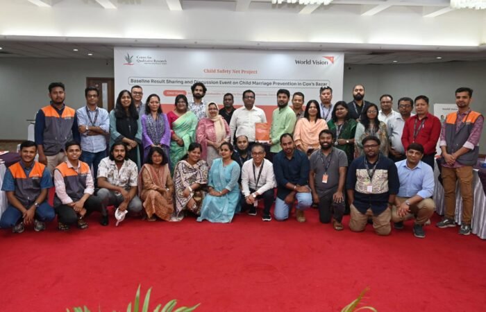 Baseline Result Sharing & Discussion on Child Marriage Prevention in Cox’s Bazar – World Vision Bangladesh’s “Child Safety Net Project” Baseline Result Sharing & Discussion on Child Marriage Prevention in Cox’s Bazar – World Vision Bangladesh’s “Child Safety Net Project”